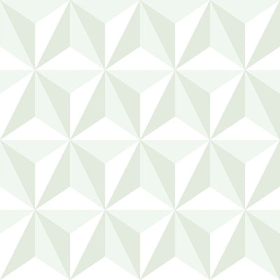 product image of Adella Sage Geometric Wallpaper from the Fable Collection by Brewster 585
