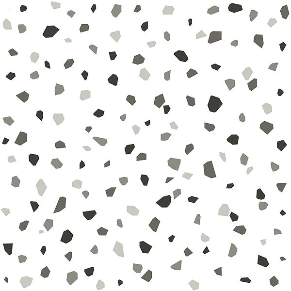 media image for Ona Charcoal Terrazzo Wallpaper from the Fable Collection by Brewster 290