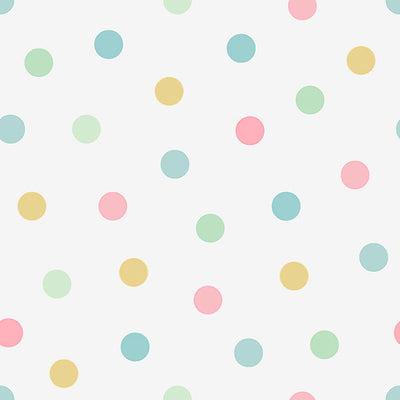 product image for Jubilee Multicolor Dots Wallpaper from the Fable Collection by Brewster 57