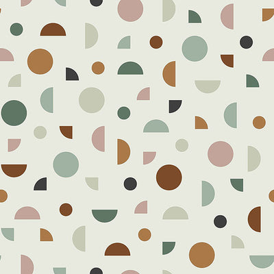 product image of Marilee Multicolor Circles Wallpaper from the Fable Collection by Brewster 529