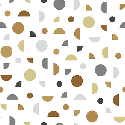 product image for Marilee Neutral Circles Wallpaper from the Fable Collection by Brewster 76