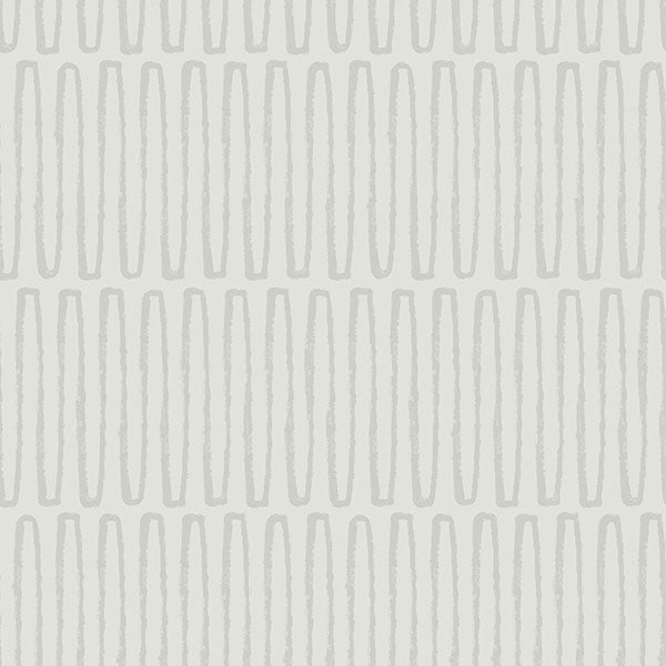 media image for Lars Light Grey Retro Wave Wallpaper from Hannah Collection by Brewster 235