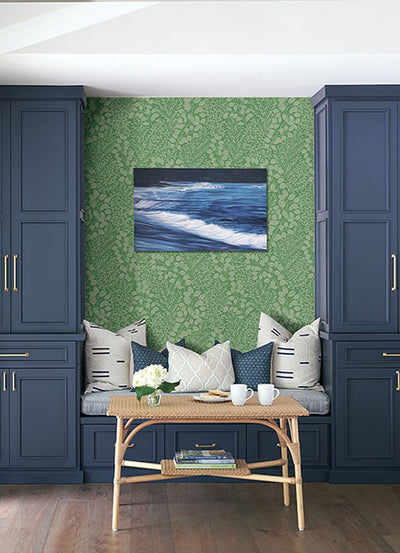 product image for Elin Green Berry Botanical Wallpaper from Hannah Collection by Brewster 2