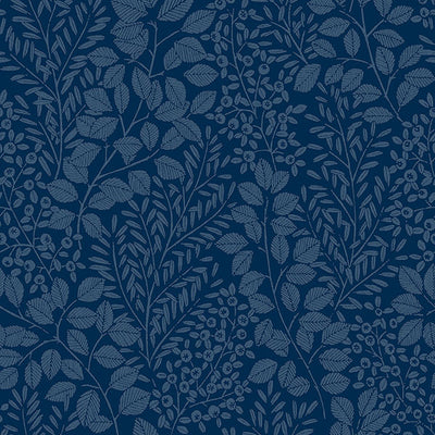 product image for Elin Blue Berry Botanical Wallpaper from Hannah Collection by Brewster 88