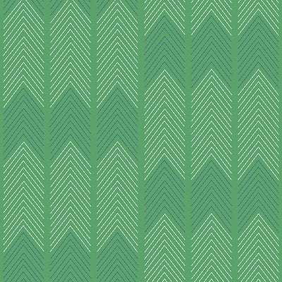 product image of Nyle Green Chevron Stripes Wallpaper from Hannah Collection by Brewster 547