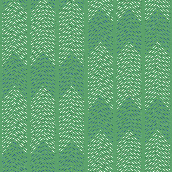 media image for Nyle Green Chevron Stripes Wallpaper from Hannah Collection by Brewster 23