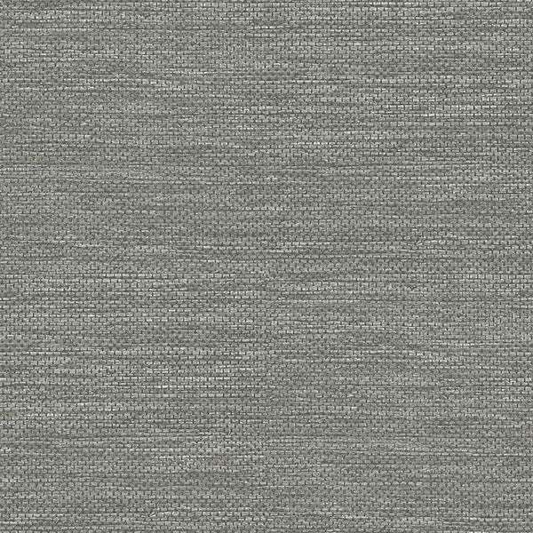 Shop Malin Grey Faux Grasscloth Wallpaper from Hannah Collection ...