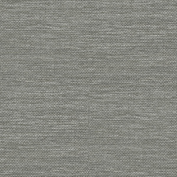 media image for Malin Grey Faux Grasscloth Wallpaper from Hannah Collection by Brewster 293