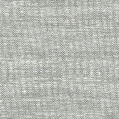 product image of Malin Light Grey Faux Grasscloth Wallpaper from Hannah Collection by Brewster 523