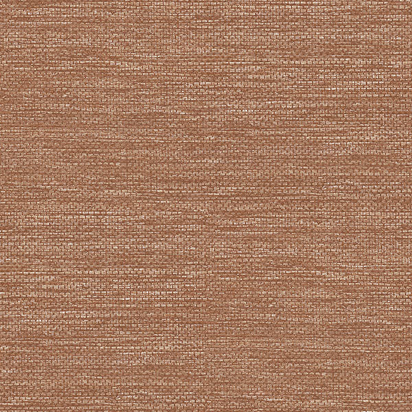 media image for Malin Rust Faux Grasscloth Wallpaper from Hannah Collection by Brewster 246