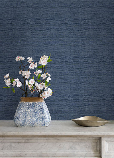 product image for Balantine Navy Weave Wallpaper 83