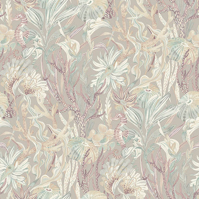 product image of Kelp Garden Mauve Tropical Reef Wallpaper 56