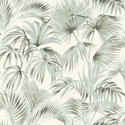 product image for Manaus Aqua Palm Frond Wallpaper 87