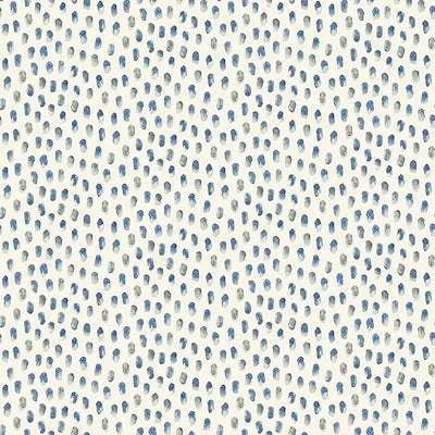 product image of Sand Drips Blue Painted Dots Wallpaper 562