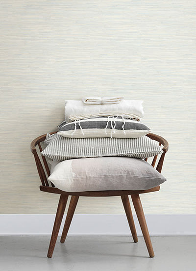product image for Grassweave Light Blue Imitation Grasscloth Wallpaper 49