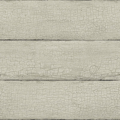 product image of Morgan Grey Distressed Wood Wallpaper from the Delphine Collection by Brewster 561