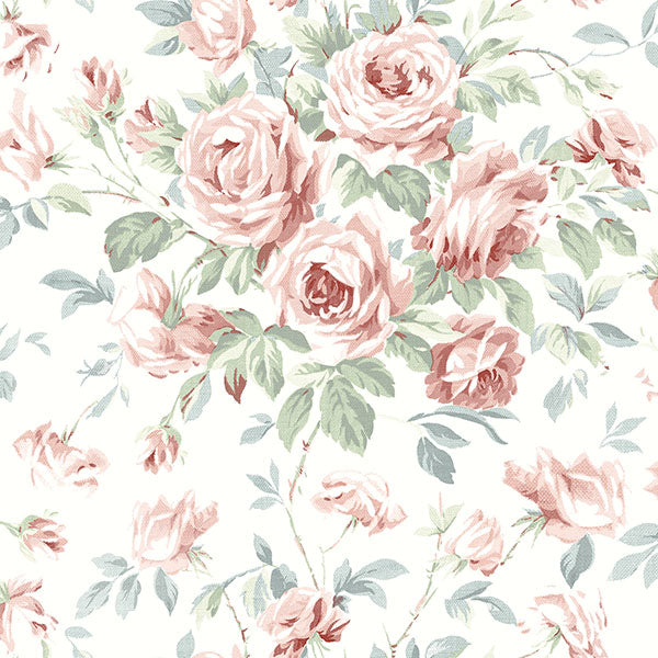 media image for Manon Rasberry Rose Stitch Wallpaper from the Delphine Collection by Brewster 299