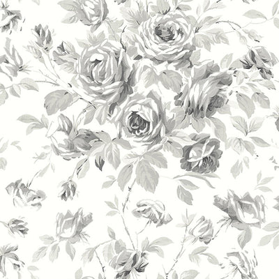 product image for Manon Charcoal Rose Stitch Wallpaper from the Delphine Collection by Brewster 88