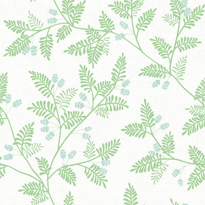 product image of Ardell Light Green Botanical Wallpaper from Georgia Collection by Brewster 543