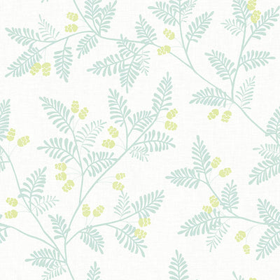 product image for Ardell Seafoam Botanical Wallpaper from Georgia Collection by Brewster 28