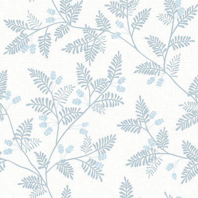 product image of Ardell Light Blue Botanical Wallpaper from Georgia Collection by Brewster 572