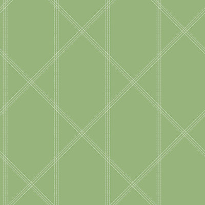 product image of Walcott Light Green Stitched Trellis Wallpaper from Georgia Collection by Brewster 529