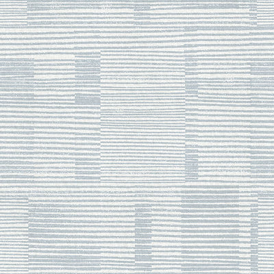 product image of Callaway Light Blue Woven Stripes Wallpaper from Georgia Collection by Brewster 55