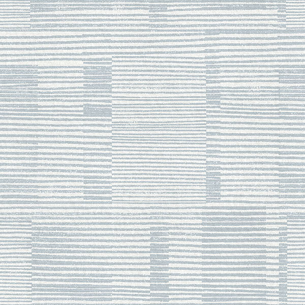 media image for Callaway Light Blue Woven Stripes Wallpaper from Georgia Collection by Brewster 24