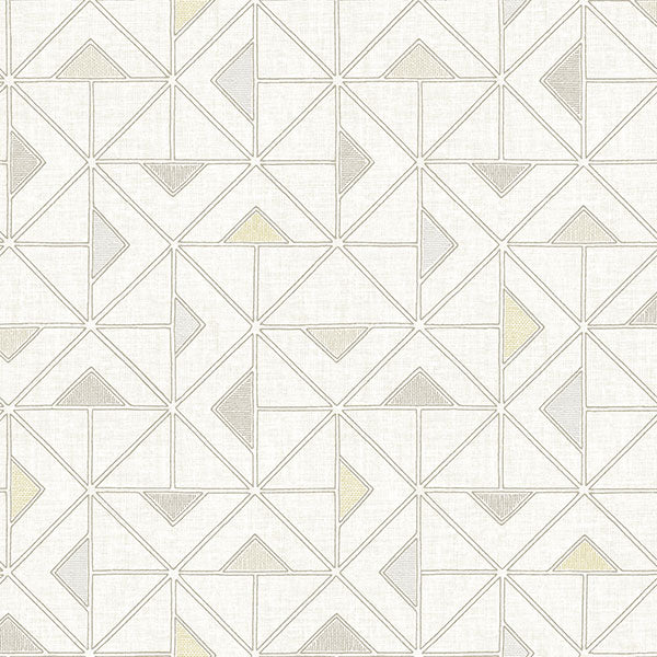 media image for Jekyl Beige Triangles Wallpaper from Georgia Collection by Brewster 27