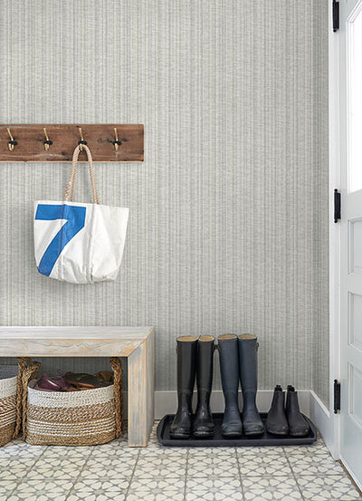 product image for Simon Grey Woven Texture Wallpaper from Georgia Collection by Brewster 70