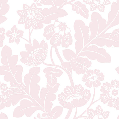 product image for Augusta Pink Flock Damask Wallpaper from Georgia Collection by Brewster 2