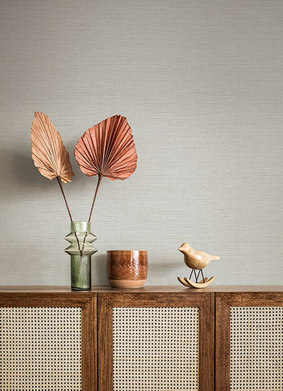 product image for agave grey faux grasscloth wallpaper brewster 4080 24278 3 22