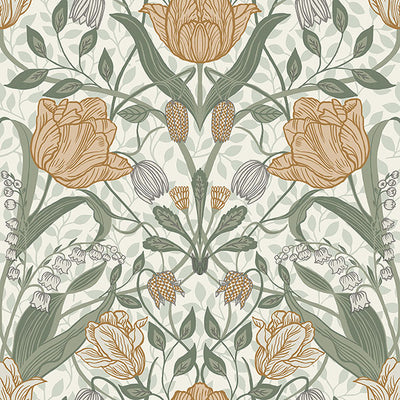 product image of Fillippa Green Tulip Wallpaper 561