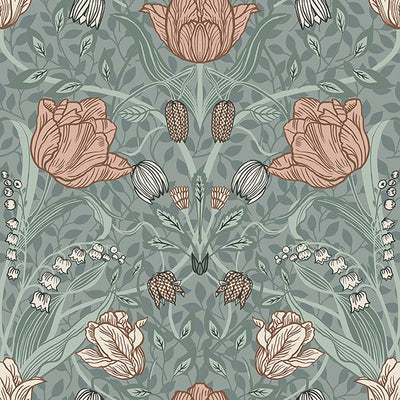 product image of Fillippa Sage Tulip Wallpaper 568