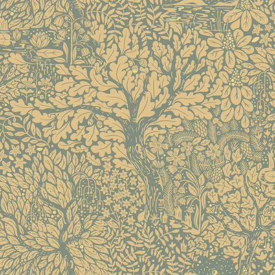 product image of Olle Light Yellow Forest Sanctuary Wallpaper 576