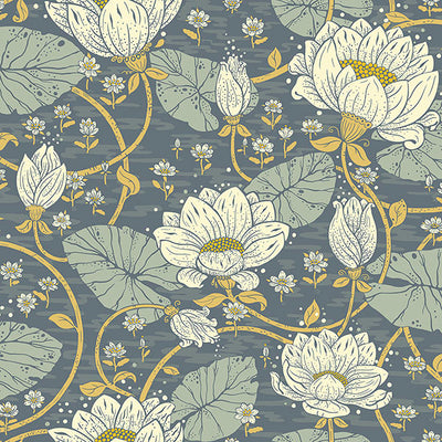 product image for Eva Blue Lotus Dreams Wallpaper 75