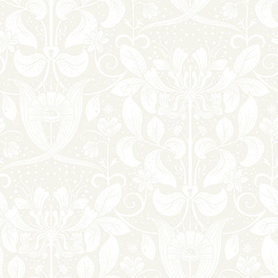 product image of Berit Bone Floral Crest Wallpaper 56