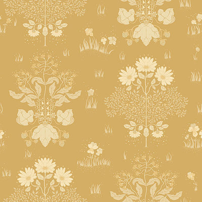 product image for Elda Gold Delicate Daises Wallpaper 39