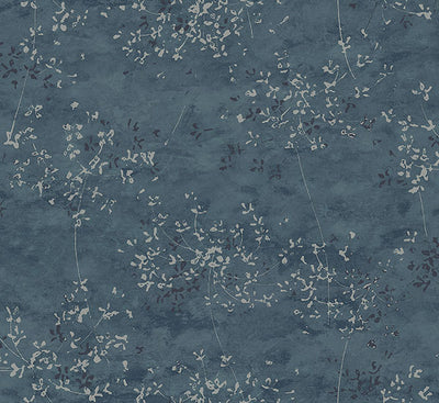 product image of Arian Blue Inkburst Wallpaper from Lumina Collection by Brewster 517