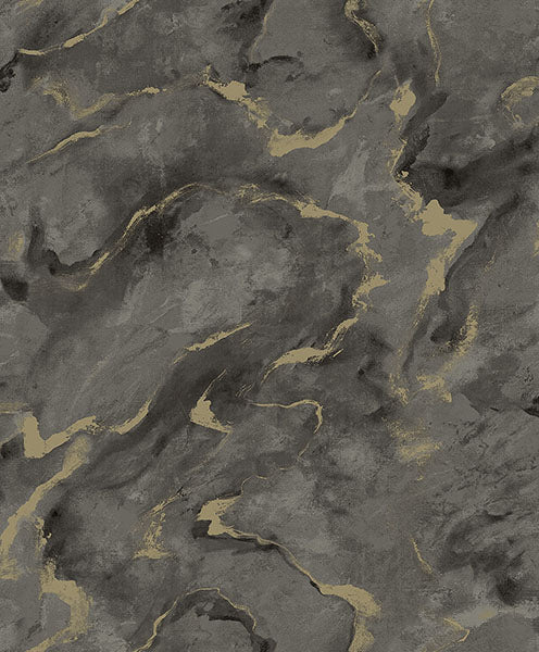 media image for Silenus Charcoal Marbled Wallpaper from Lumina Collection by Brewster 289