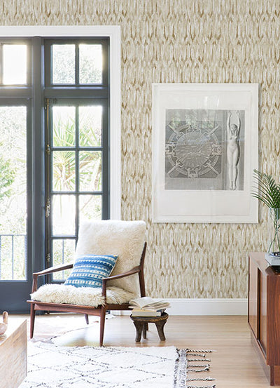 product image for Kintana Gold Abstract Trellis Wallpaper from Lumina Collection by Brewster 62