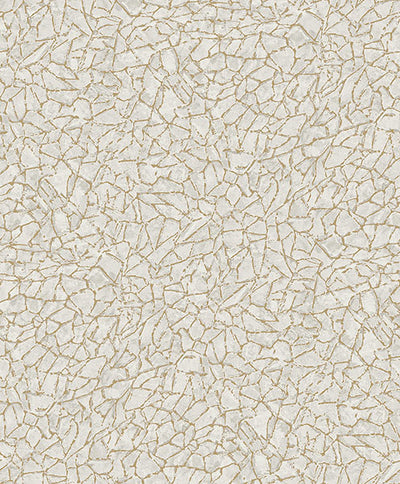 product image of Soma Silver Metallic Crackling Wallpaper from Lumina Collection by Brewster 546