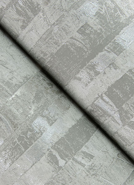 media image for Zinarliya Silver Column Wallpaper from Lumina Collection by Brewster 229