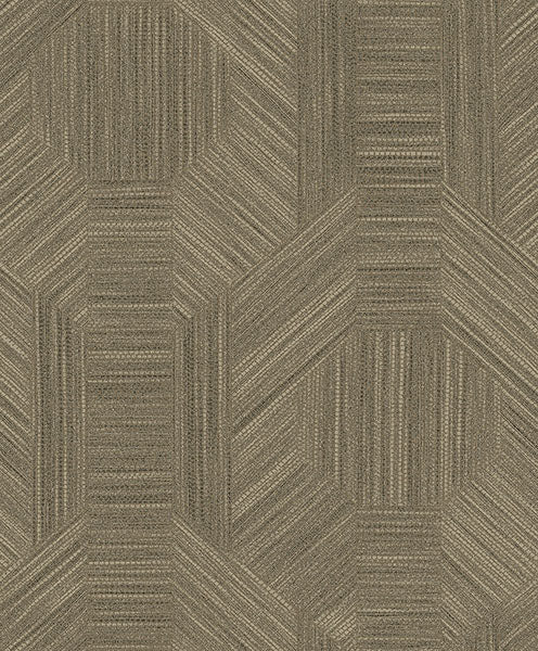 media image for Ladon Brown Metallic Texture Wallpaper from Lumina Collection by Brewster 26