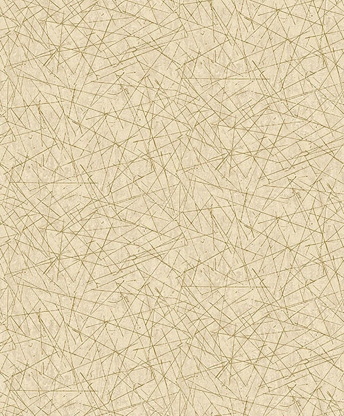 media image for sample bulan gold abstract lines wallpaper from lumina collection by brewster 1 262