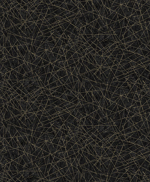 media image for Bulan Black Abstract Lines Wallpaper from Lumina Collection by Brewster 275