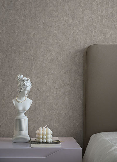 product image for Pliny Light Grey Distressed Texture Wallpaper from Lumina Collection by Brewster 21