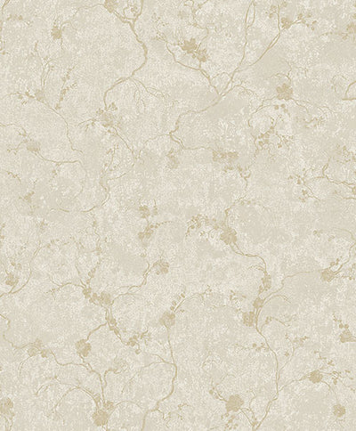 product image of Mahina Pearl Floral Vine Wallpaper from Lumina Collection by Brewster 591