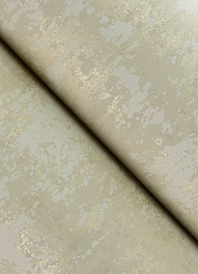 product image for Haliya Champagne Metallic Plaster Wallpaper from Lumina Collection by Brewster 94