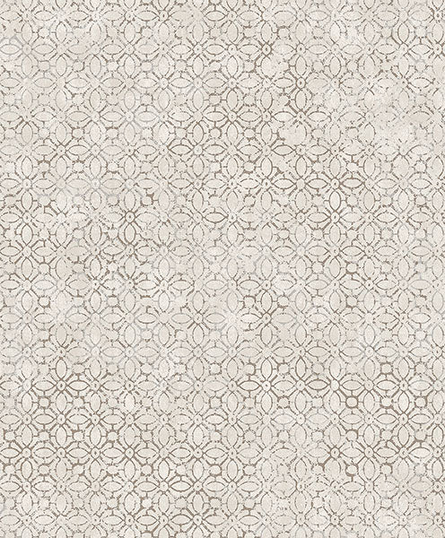 media image for sample khauta silver floral geometric wallpaper from lumina collection by brewster 1 220